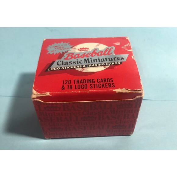 1986 Fleer Baseball MLB Mini card set 120 + 19 stickers - Picture 1 of 4